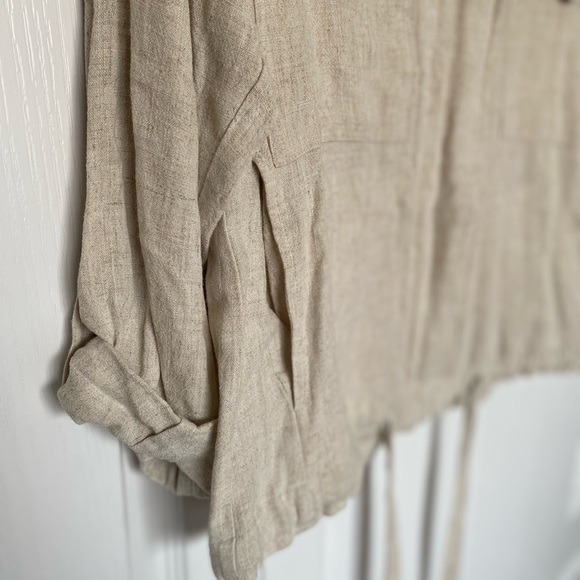 Be cool linen blend sporty jacket size S - Picture 7 of 8